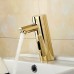 Contemporary Ti-PVD Taps/Gold FinishBathroom Sink Faucetwith Faucet - B074MTXHHB
